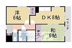 間取図画像 2DK