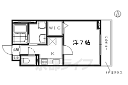 近鉄京都線 上鳥羽口駅 徒歩10分 1階/-