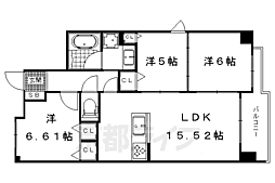 CedarForest京都北山 3LDKの間取図画像