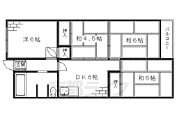 サン・ハイツ 4DKの間取図画像