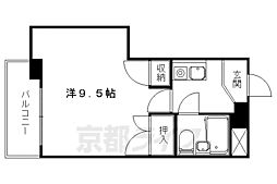 ピアッツア・アルテ 1Kの間取図画像
