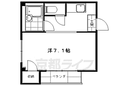 PineTree 1Kの間取図画像