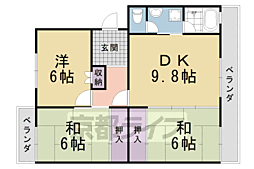 グランシャリオA棟 3LDKの間取図画像