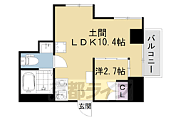 EPOCH岡崎 1LDKの間取図画像