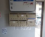 郵便受けです。