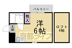 ハイツシンセリティ 1Kの間取図画像