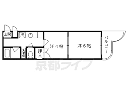 シャトル新御池 2Kの間取図画像