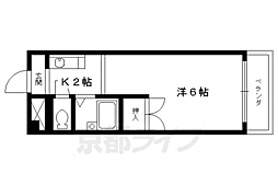 サントピアゼン 1Kの間取図画像