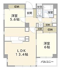 物件の間取り