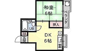 滋賀県大津市本宮２丁目（賃貸マンション1DK・3階・25.00㎡） その2