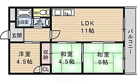 京都府京都市山科区椥辻池尻町（賃貸マンション3LDK・2階・55.90㎡） その2