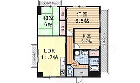 滋賀県大津市萱野浦25番1号（賃貸マンション3LDK・3階・70.02㎡） その2