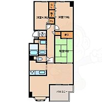 滋賀県大津市萱野浦24番50号（賃貸マンション3LDK・4階・63.39㎡） その2