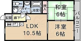 滋賀県大津市柳川２丁目（賃貸マンション2LDK・2階・48.60㎡） その2