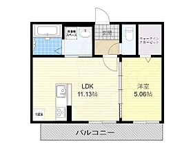 滋賀県大津市穴太２丁目（賃貸アパート1LDK・1階・40.05㎡） その2