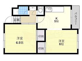 京都府京都市山科区西野岸ノ下町（賃貸マンション2K・5階・38.00㎡） その2