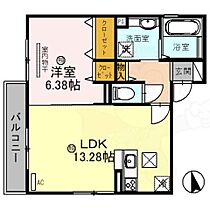 滋賀県大津市玉野浦（賃貸アパート1LDK・1階・47.58㎡） その2