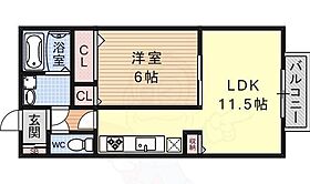 滋賀県大津市本堅田５丁目（賃貸アパート1LDK・1階・41.90㎡） その2