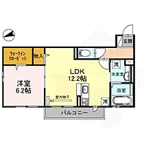 滋賀県大津市大江１丁目（賃貸アパート1LDK・3階・47.26㎡） その2