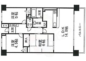 京都府京都市山科区音羽森廻り町（賃貸マンション3LDK・6階・67.08㎡） その2