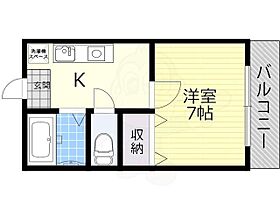 京都府京都市山科区安朱馬場ノ東町（賃貸マンション1K・3階・23.46㎡） その2