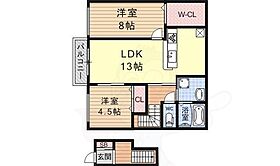 滋賀県大津市穴太３丁目（賃貸アパート2LDK・2階・62.80㎡） その2