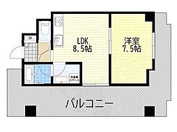 メゾンエイコー瀬田 1LDKの間取図画像