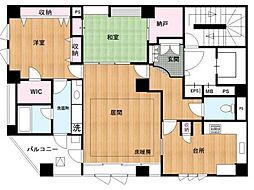 プレイスカサレリア 7階2SLDKの間取り