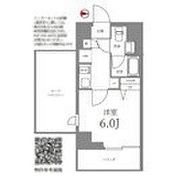 Log武蔵小杉 9階1Kの間取り