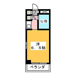 シティコープ元住吉 1Kの間取図画像