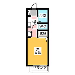 間取図画像 1K