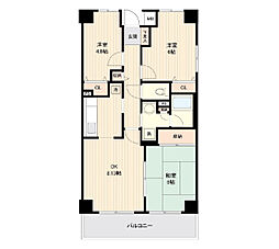 間取図画像 3LDK