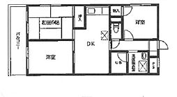 スカイビュー青葉台 3DKの間取図画像