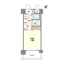 アプリーレ藤が丘 1Kの間取図画像