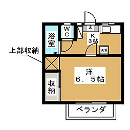 間取図画像 1K