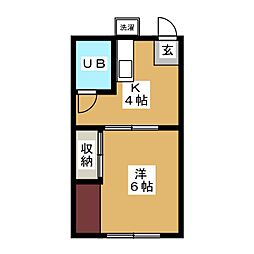 間取図画像 1K