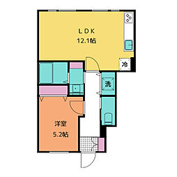 間取図画像 1LDK