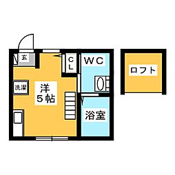 パレ・ド横濱 ワンルームの間取図画像