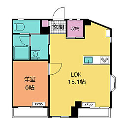 間取図画像 1LDK