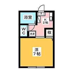 間取図画像 1K
