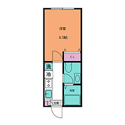 フェリシア横濱希望ヶ丘 1Kの間取図画像