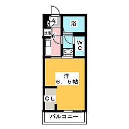 リブリ・ピアッツァ横浜 1Kの間取図画像