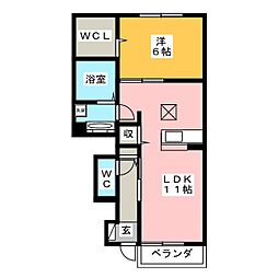 間取図画像 1LDK