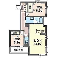 物件の間取り