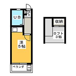 ネオパレス湘南 ワンルームの間取図画像