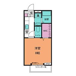 ロイヤルハイツ7 1Kの間取図画像