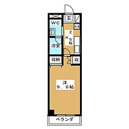 SEQUENCE 1Kの間取図画像