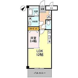 間取図画像 1LDK