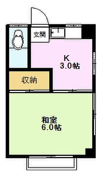 土方ビル 401｜東京都小平市津田町3丁目(賃貸マンション1K・4階・19.40㎡)の写真 その2