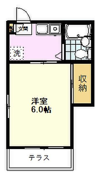 メゾンアイラ 101｜東京都国立市西2丁目(賃貸アパート1K・1階・18.00㎡)の写真 その4